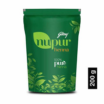Godrej Nupur 100% Pure Henna Mehendi Natural Conditioning &amp; Anti-Dandruff 200g - £19.30 GBP