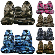 Designcovers For Ford Ranger Front Seat Cover 1991-2003 Camouflage Design - $79.11+