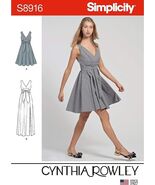 Simplicity Sewing Pattern 8916 10174 Wrap Dress Misses Size 4-12 - $7.67