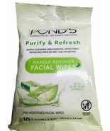 Pond&#39;s Purify And Refresh Makeup Remover Facial Wipes Aloe Vera Ponds 1 ... - $181.86 MXN