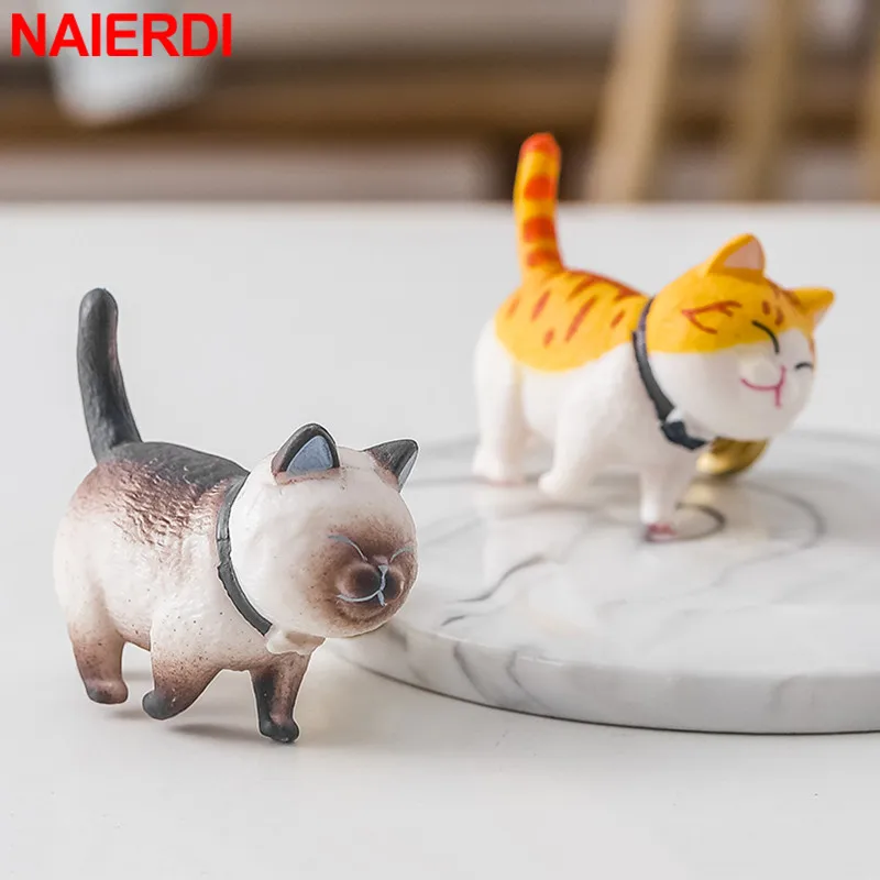 NAIERDI Cartoon Cat Cabinet Knobs Creative Resin Furniture Handles Kids Ro - £7.84 GBP+