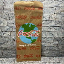 Vintage 1992 Coca Cola Advertising International Made in USA Paper Bag  - £6.85 GBP