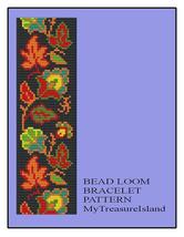 Bead Loom Vintage Floral Border 7 Multi-Color Bracelet Patterns PDF BP_105 - £3.98 GBP