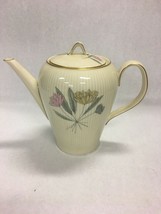 Vintage Royal Thomas Porcelain Teapot Coffee Pitcher Flower Germany 7489 - $81.17