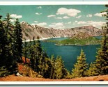 Crater Lake Oregon OR United Airlines Issued UNP Unused Chrome Postcard I6 - £3.85 GBP