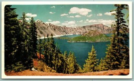 Crater Lake Oregon OR United Airlines Issued UNP Unused Chrome Postcard I6 - £3.85 GBP