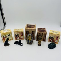 Egyptian Collection Figurines Resin Hand Painted Myths &amp; Legends Adams Apple Vtg - £73.35 GBP