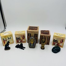 Egyptian Collection Figurines Resin Hand Painted Myths &amp; Legends Adams Apple Vtg - £78.82 GBP