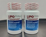 2x Lipo Flavonoid Advanced Optimal Hearing Support 30 Caplets Ea EXP 11/24  - $19.59