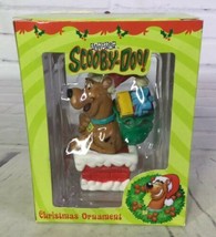 VTG 1998 Matrix Scooby Doo Santa in Chimney Christmas Ornament Great Dane Dog - £16.30 GBP