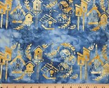 Cotton Batik Secret Garden Birds Cotton Batik Fabric Print by the Yard D... - $14.95