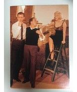 Postcard Marilyn Monroe Gene Kelly Yves Montand rehearsing Let&#39;s Make Love - £4.30 GBP