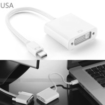 Mini Display Port Dp To Dvi Adapter Cable For Microsoft Surface Pro White New - £15.97 GBP