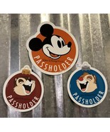 Lot of 3 Walt Disney World annual passholder magnets Christmas Mickey Ch... - $40.24 CAD