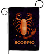 Scorpio Garden Flag Zodiac 13 X18.5 Double-Sided House Banner - $19.97
