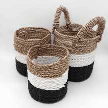 Seagrass Set Of 3 Baskets - £29.98 GBP