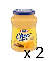 2 Jars of Kraft CHEEZ WHIZ Original 900g / 31.7oz Free shipping from Canada - $36.77