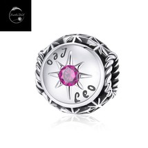 Genuine Sterling Silver 925 Leo Horoscope Zodiac Star Sign Birthday Bead Charm - £16.38 GBP+