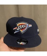 OKC Oklahoma City Thunder New Era 5950 Snap Back Hat Cap 59fifty Nba Bas... - £14.67 GBP