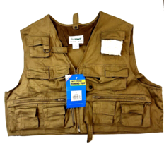 Vintage Texsport Fishing Vest Men’s Size Large Hunting Brown Khaki New T... - £10.82 GBP