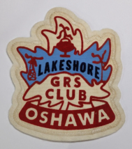 LAKESHORE GRS CLUB OSHAWA ONTARIO CANADA SEW ON PATCH VINTAGE RETRO SPOR... - $15.99