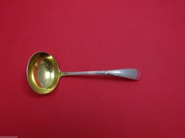 Rose Marie by Gorham Sterling Silver Gravy Ladle Gold Washed 6 1/2&quot; - £86.06 GBP