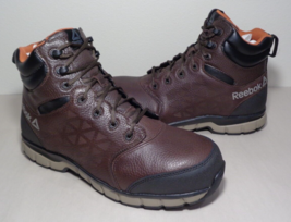 Reebok Size 13 M SUBLITE CUSHION Brown Boots New Men&#39;s Safety Toe Work S... - £154.28 GBP