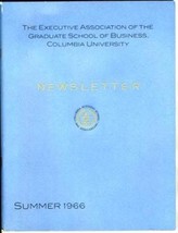 Columbia University Graduate School Newsletter Summer 1966 New York - £11.66 GBP