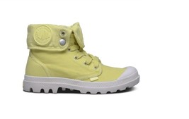 PALLADIUM Womens Comfort Shoes Baggy Solid Yellow Size UK 3.5 92353-743-M - $60.96