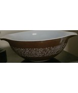 Pyrex ~ Large ~ 4 Quart ~ Mixing Bowl ~ Brown ~ Woodland Design ~ #444 ~... - $59.84