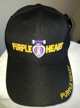 Purple Heart metal on a black ball cap - €12,96 EUR