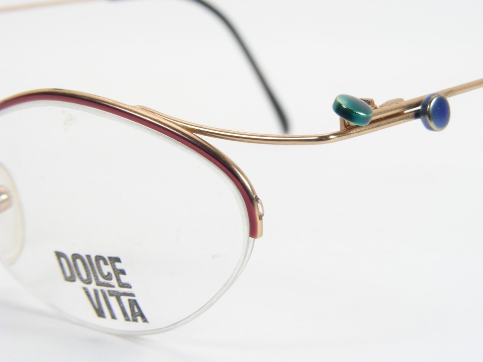 Vintage DOLCE VITA by Casanova DV-34 03 MULTICOLOR UNIQUE EYEGLASSES 44-18-140mm Item image 4