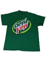 Mountain Dew Dew Yew Logo Green Men&#39;s 2X Short Sleeve T -Shirt MXM - £10.93 GBP