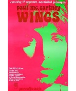 Paul McCartney &amp; Wings - Holland - 1972 - Concert Poster - £26.37 GBP