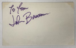 John Buscema (d. 2002) Signed Autographed Vintage 3x5 Index Card - £8.28 GBP