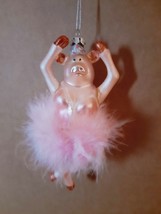 Pretty Pink Piggy Ballerina Ornament - £7.90 GBP
