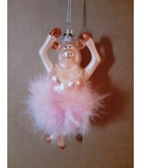 Pretty Pink Piggy Ballerina Ornament - £7.84 GBP