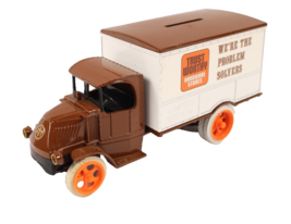TRUST WORTHY 1926 Bulldog Truck Die Cast Bank #9375UO Missing Bank Stopper - $7.99