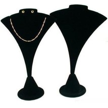 2 Earring Pendant Displays Busts Black Velvet Combo - £7.98 GBP