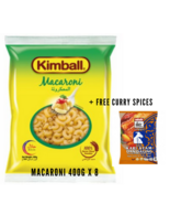 KIMBALL Elbow Macaroni Noodles 8 X 400GM FREE Adabi Meat Curry Spicers Set - $109.03