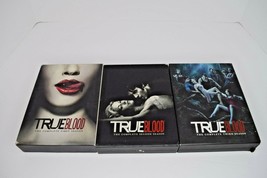 True Blood Seasons 1, 2, &amp; 3 Complete Season DVD Box Sets - £13.44 GBP