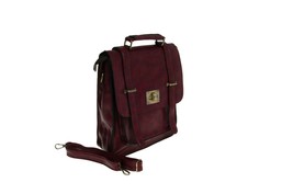 Artisan Crafted Leather Look Messenger Bag/Handbag Backpack/Office Bag/S... - £64.44 GBP