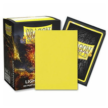 Dragon Shield Matte Sleeves Box of 100 - Yellow Ailia - £28.33 GBP