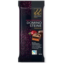 Schulte Premium Dominos: Cherry In Dark Chocolate 125g Free Shipping - $10.88