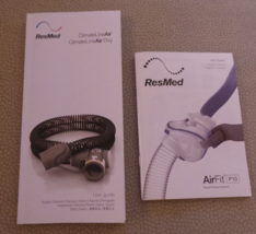 2 ResMed User Guide Booklets AirFit P10 &amp; Climate Air NF - £7.82 GBP