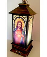 Sacred Heart Of Jesus 11&quot; LED Lantern, New #RM-34 - $45.53