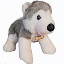 Siberian Husky Dog Puppy 17&quot; Plush Stuffed Animal Build a Bear  - £22.17 GBP