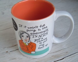 Shoebox Mug If It Wasnt For the Gynecologist Id Never Put My Feet Up humor - £13.23 GBP