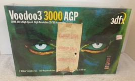 3dfx Voodoo 3 3000 AGP GPU 16MB graphics card ~ NEW in Box ~ Sealed Retr... - £943.94 GBP