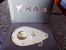 Xikar Xi-101 Silver Cigar Cutter, Aluminum body, Double guillotine NIB - $84.15